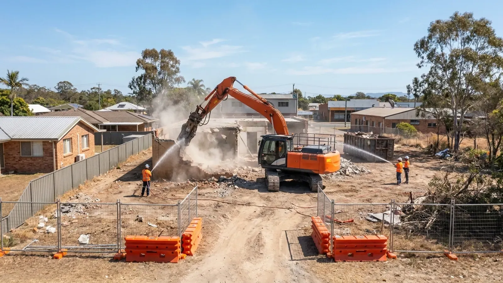 Illustrative demolition site context for Nerang on the Gold Coast